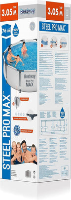 Bestway 56406 Piscine Hors Sol Steel Pro Max™ Diamètre 305 X 76 cm