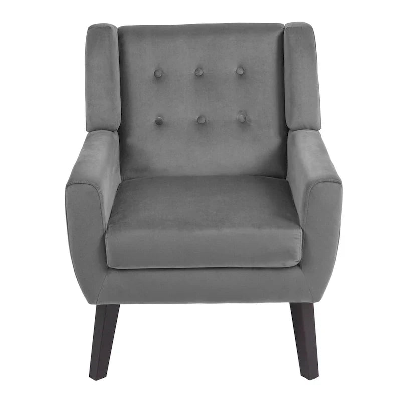 Set of 2 Velvet Living Room Accent Chair Upholstered Armchair