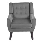 Set of 2 Velvet Living Room Accent Chair Upholstered Armchair