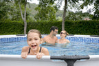 Bestway Steel Pro Max Frame Kit Piscine Ronde avec Pompe à Filtre Ø 366 x 76 cm Gris Clair