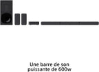 Sony HT-S40R - Barre de Son 5.1ch Home Cinéma avec Enceintes Satellites sans Fil, Noir