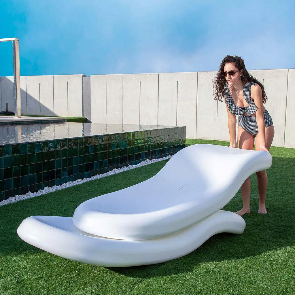 Tumbona Rasa para casas, piscinas, hoteles y beach club