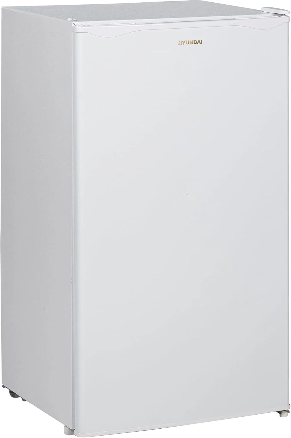 HYUNDAI Réfrigérateur Table Top 90 L Keep Fresh, Compact avec Freezer, Porte Réversible, 2 Clayettes Verre, Bac à Légumes, 41 dB (Blanc)