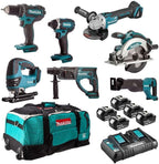 ENSEMBLE DE 7 MACHINES (DDF482 + DTD152 + DGA504 + DSS610 + DHR202 + DJR186 + DJV180) - DLX7013PT1