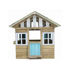 Casita De Madera Masgames Lollipop Azul Sin Suelo De Madera