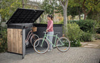 Keter Coffre de rangement pour jardin Signature 2020L - Aspect bois