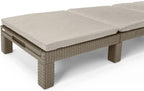 Allibert - Chaise Longue Daytona SL, 22 x 195 x 65 cm, Beige (Cappuccino)