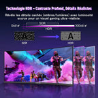 Amzfast Ecran Pc Gamer Incurvé 34 Pouces, 240Hz, UWQHD 3440x1440 (21:9), 1 ms MPRT, Eyes Care, sRGB 130 pour cent, Adaptive Sync, HDR, HDMI 2.1 * 2, DP 1.4 * 2, VESA 75x75, PIP/PBP, AMZG34C5QPro