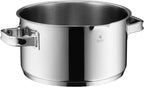 WMF Function 4 - Batería de Cocina 5 Piezas, Acero Inoxidable Apto para Inducción, 1 cacerola baja de 20 cm, 3 cacerolas altas de 16 cm, 20 cm y 24 cm con tapa, 1 cazo 16 cm