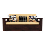 Nismaaya Indus 3 Seater Sofa Cum Bed Sheesham Wood