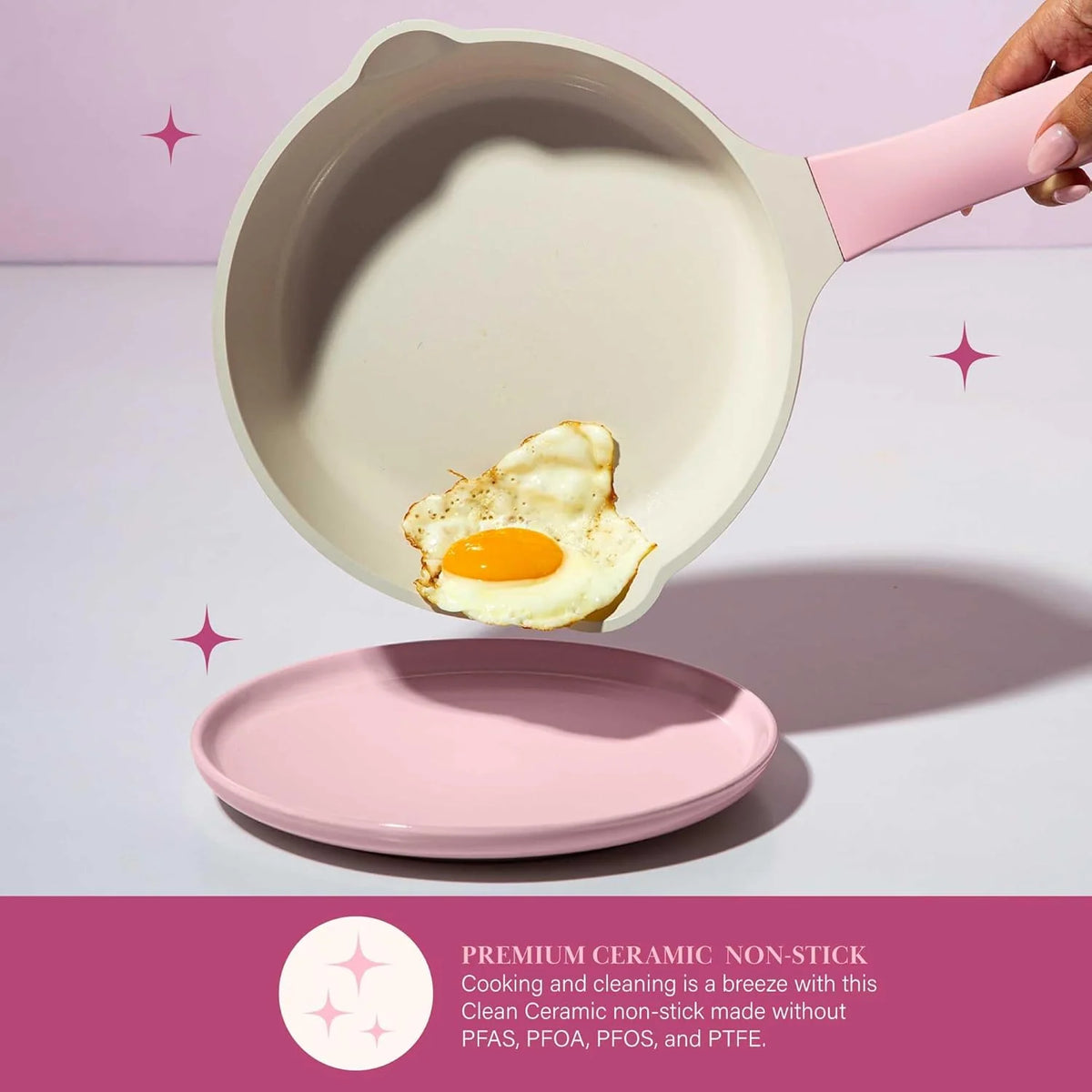 Paris Hilton Cast Aluminum Cookware Set, Pink