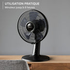 Rowenta Turbo Silence Extreme +, Ventilateur de table, Rafraîchissement intense, Silencieux, Économies d'énergie, VU2750F0