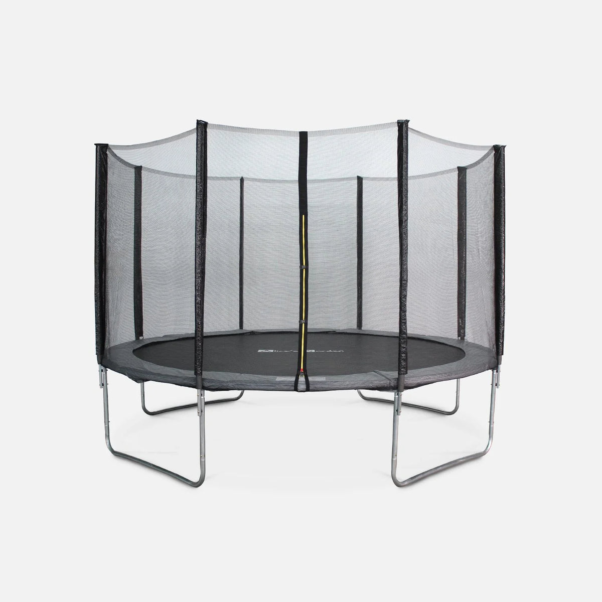 Cama Elástica Con Protección Red De 370cm, Gris