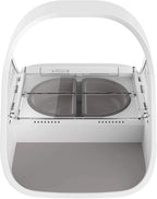 Sure PetCare | Distributeur de Nourriture Connect à Puce électronique SureFeed, Compatible avec Les médaillons d'identification par radiofréquence, contrôle par Application Mobile, Blanc