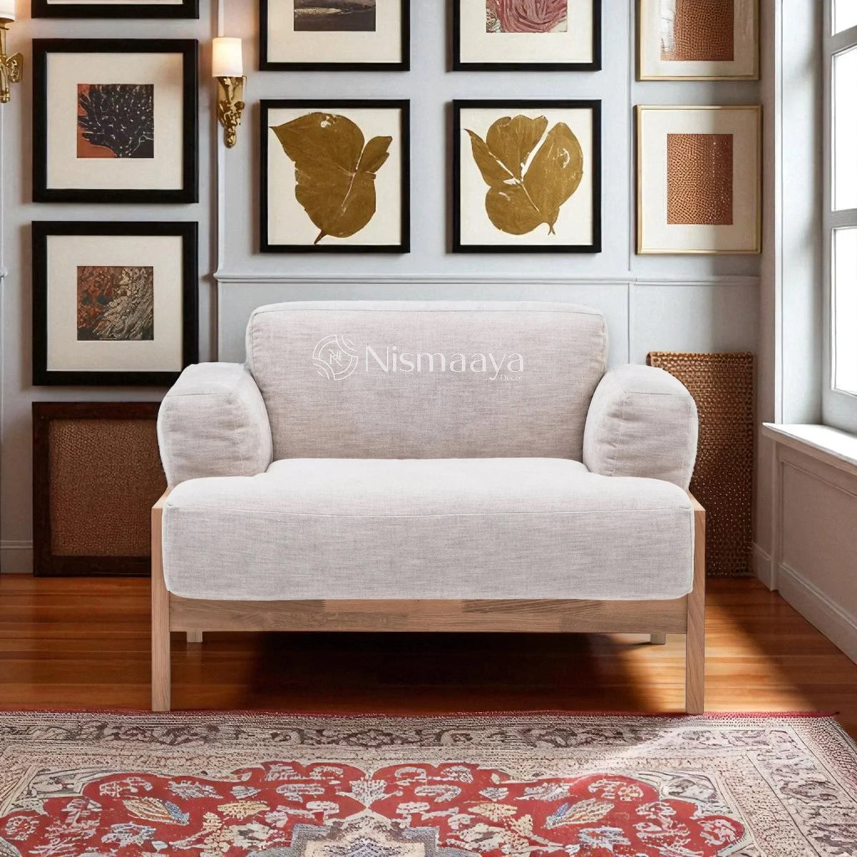 Nismaaya Ballard 1 Seater Sofa & Arm Chair