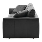 Petrit Leather 3 Seater Sofa