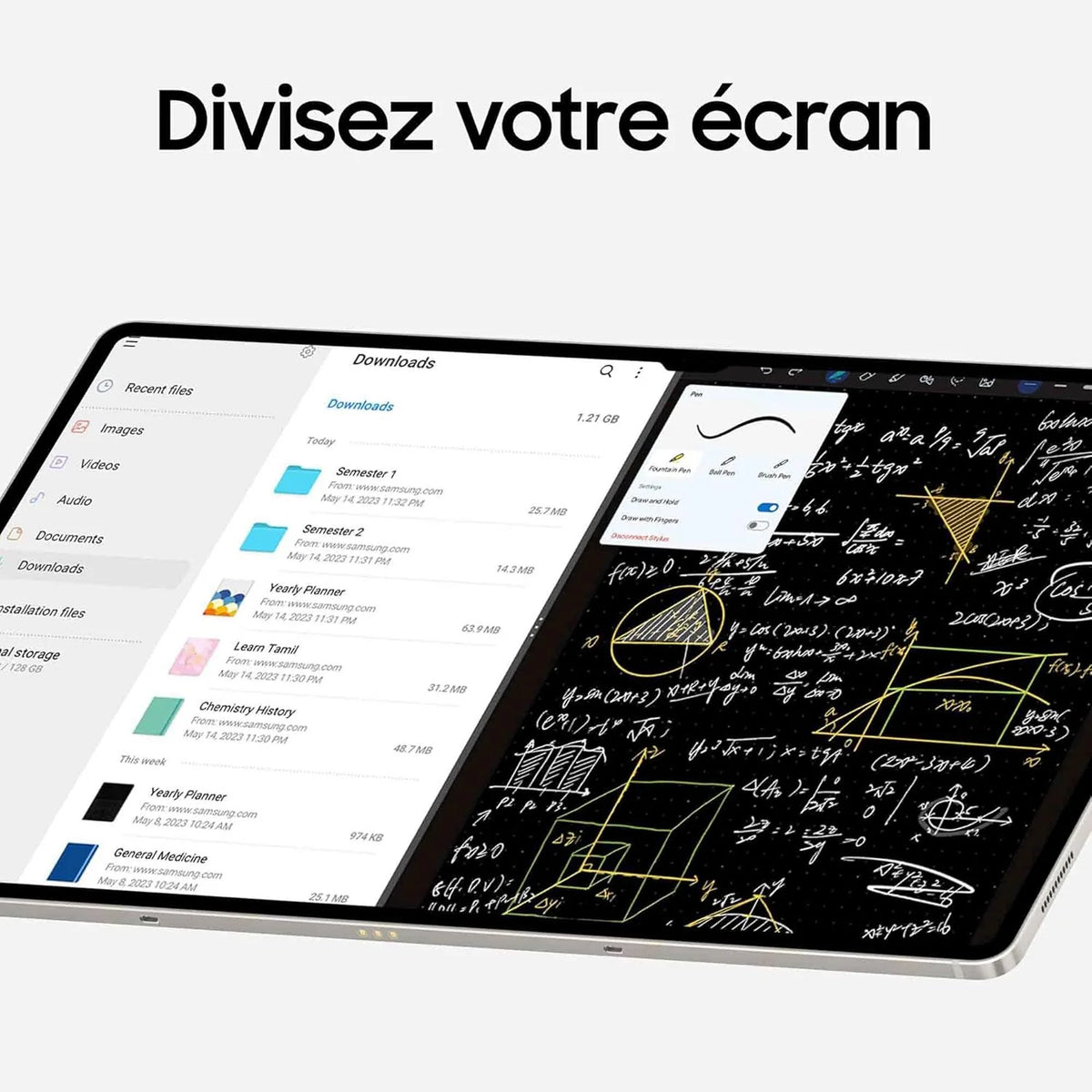 Samsung Galaxy Tab S9 Ultra Tablette avec Galaxy AI, Android, 14.6" 256Go de Stockage, Lecteur MicroSD, 5G, S Pen Inclus, Anthracite