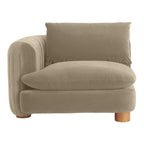 ComfyTrio 2 Seater Teak Wood Sofa
