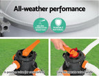 Bestway - Filtre à sable Flowclear - 7,571 m3/h - Pour Filtrer l'eau de piscine