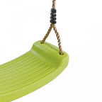 Columpio Doble De Madera Cuadrada Masgames Karai Junior Xl + Asiento Bebé