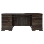 Nismaaya Acelin Modern Solid Wood Office Executive Desk With Keyboard Tray
