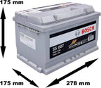 Bosch S5007 - Batterie Auto - 74A/h - 750A - Technologie Plomb-Acide - pour les Véhicules sans Système Start/Stop