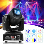 Lot 4 éclairages scène LED moving head RGBW, flight case, DMX, effet rotatif