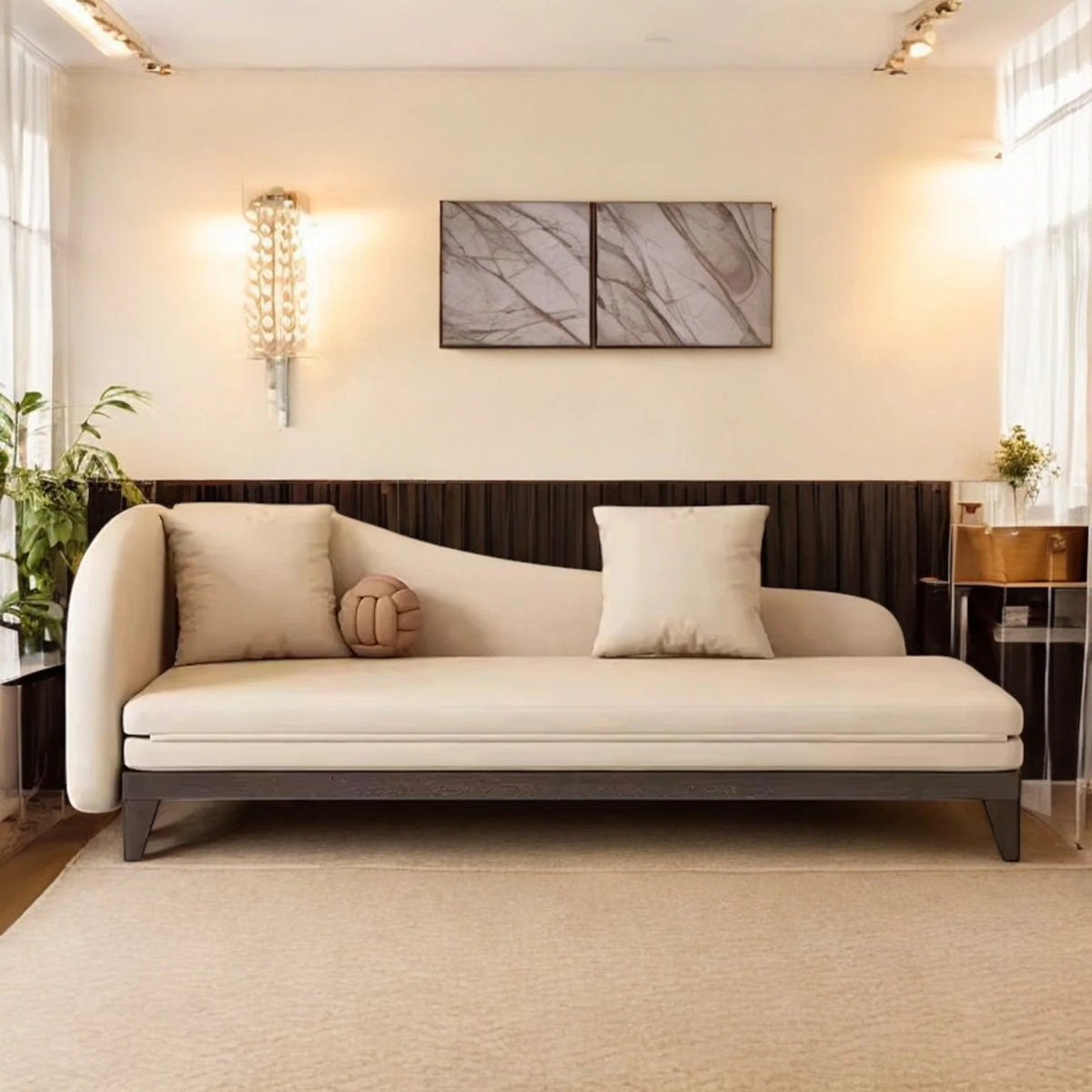 Nismaaya Marten Lounge Chaise Sofa Bed