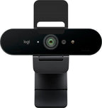 Logitech - Webcam 4K Pro 4096 x 2160 con Micrófono con Cancelación de Ruido - Negro