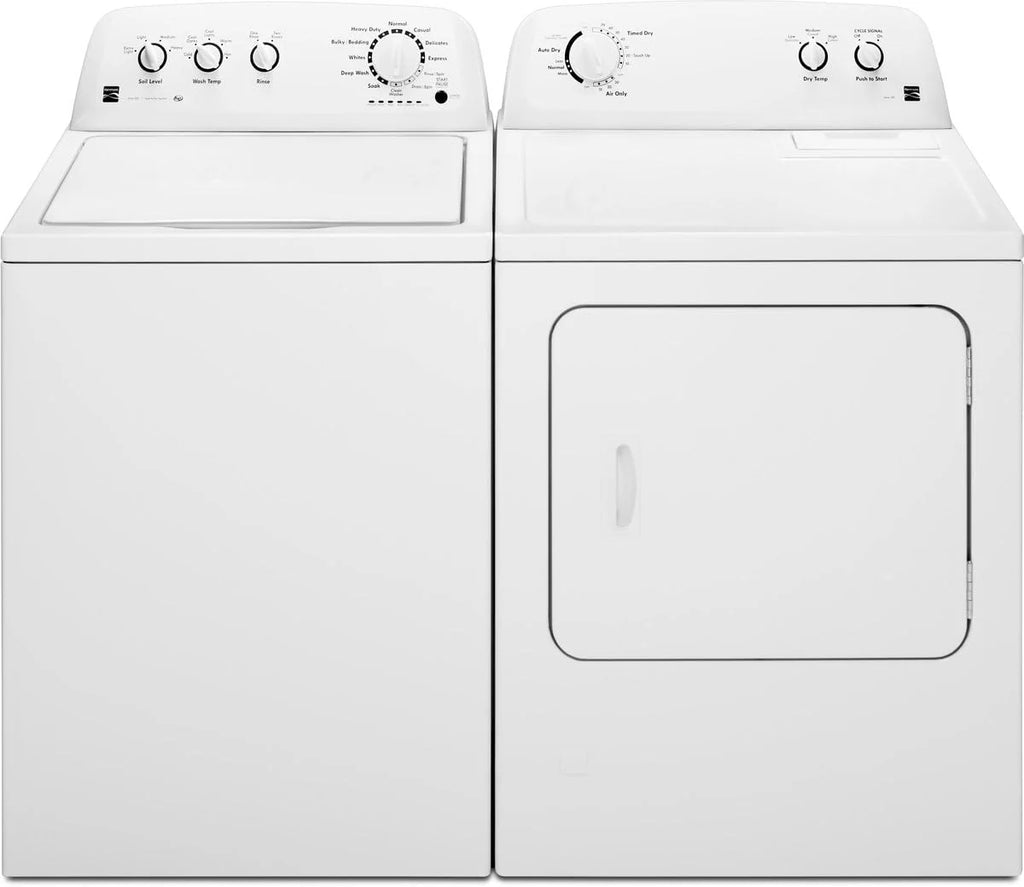 Secadora Eléctrica Kenmore de Carga Frontal de 29″ con Tecnología Wrinkle Guard y Capacidad Total de 7.0 Pies Cúbicos, Blanco