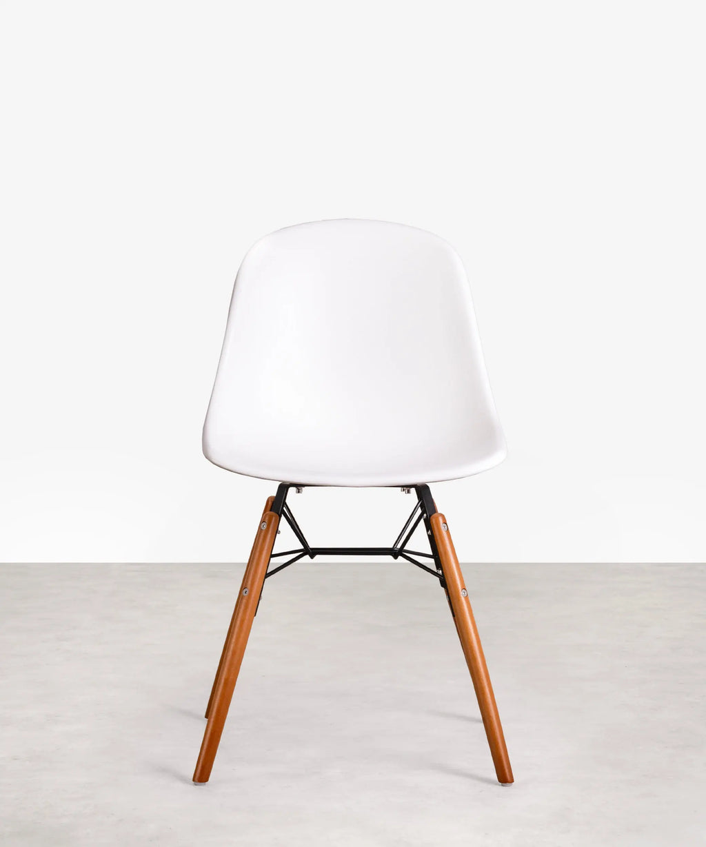 Silla de Polipropileno y Madera Elon