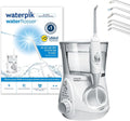 Waterpik – Hydropulseur Ultra professionnal, Jet dentaire avec 6 embouts et 10 niveaux de pression, Élimine la plaque, Blanc (WF-660EU)