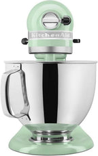 Robot pâtissier multifonction KitchenAid Artisan à tête inclinable avec 4 accessoires et bol de 4,8 L | Crème