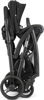 Joie - Evalite Duo - Poussette Double Légère - Siège Arrière Inclinable À Plat - Compatible Sièges Auto Et Nacelles - Suspension 4 Roues - Harnais 5 Points SoftTouch - Dès la naissance