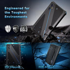OUKITEL RT3 Plus Tablette Incassable Android 15, 11000mAh Tablettes Durcie, 16Go RAM + 128Go ROM/TF 1To Tablette 8 Pouces, 16MP Caméra Tablettes Tactile, NFC/Dual SIM 4G/GPS/OTG - Bleu