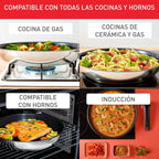 Tefal Ingenio Emotion Set of 3 Frying Pans 22/24/28 cm + 3 Saucepans 16/18/20 cm + Stew Pot 24 cm + Wok 26 cm + 12 Accessories | Induction Safe, Non-Stick, Dishwasher and Oven Safe