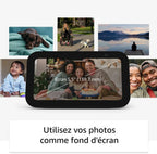 Echo Show 5 (Nouvelle génération) | Écran tactile connecté compact avec Alexa pour le contrôle de votre maison connectée et bien plus | Anthracite