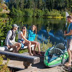 Intex Challenger K2 Bateau gonflable – Kayak gonflable – 351 x 76 x 38 cm – 3 pièces