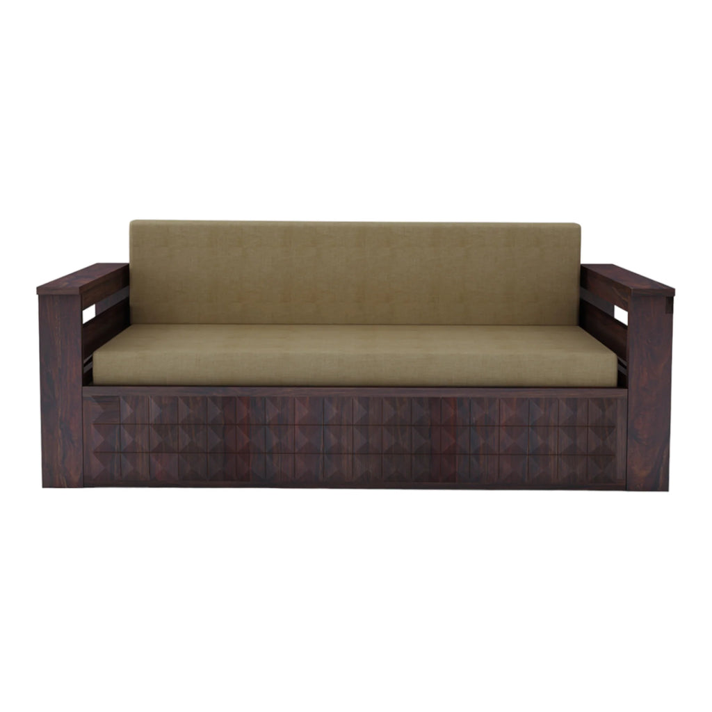 RelaxiMax 3 Seater Sofa Cum Bed Sheesham Wood