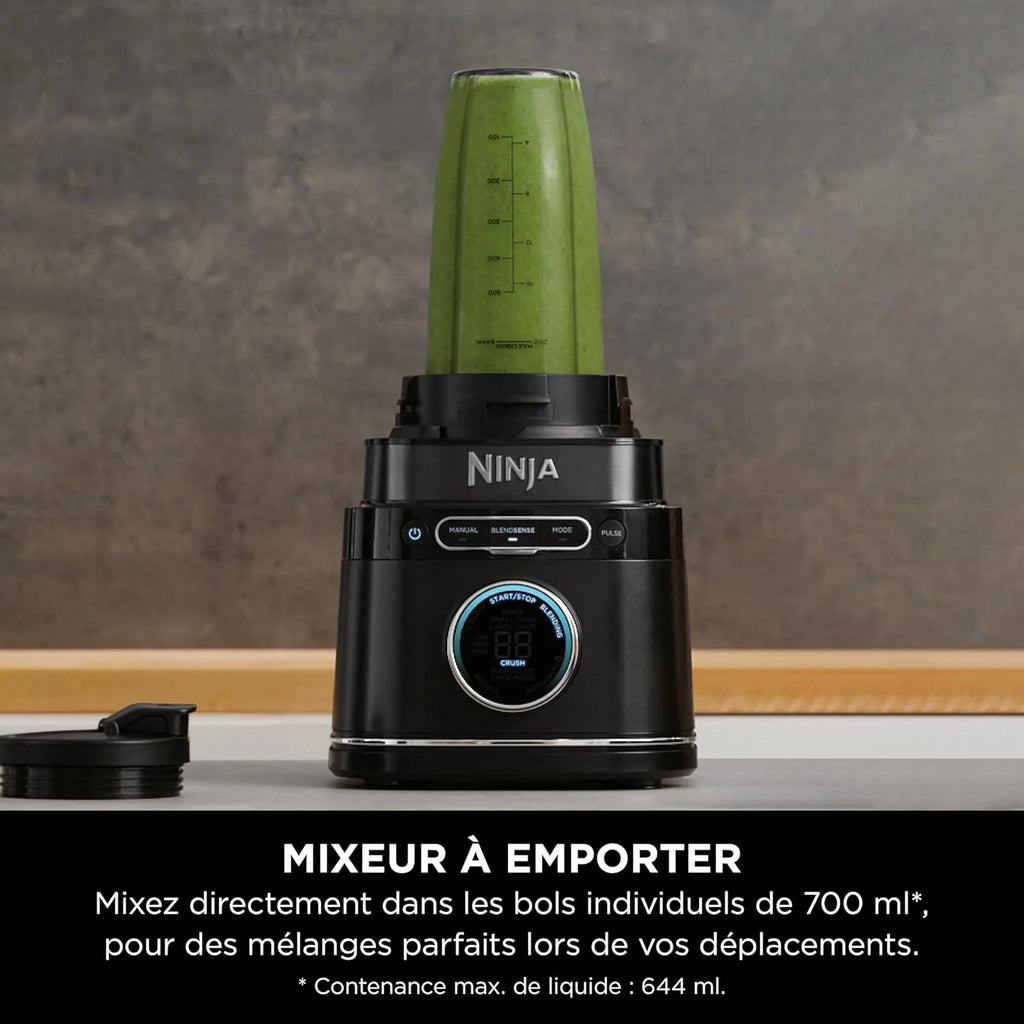 Ninja Mixeur blender processor Detect Power Pro 3-en-1 1200 W noir