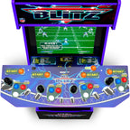 Arcade1Up – Máquina Arcade NFL Blitz con Base Elevadora y Marquesina Iluminada – Multicolor
