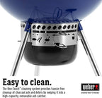 Weber Master-Touch 14516001 Barbecue au charbon de bois, bleu océan profond