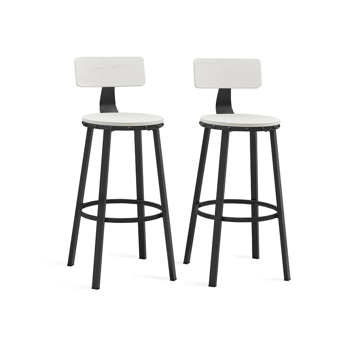 2 Taburetes Altos Estilo Industrial