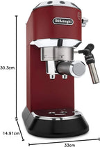 De'Longhi EC685M Dedica Deluxe Automatic Espresso Machine,35 oz, 1, Metallic