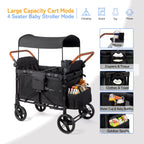 JOYMOR Cochecito Tipo Carrito Plegable con Protección UV WS1CB4SP