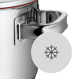 WMF Function 4 - Batería de Cocina 5 Piezas, Acero Inoxidable Apto para Inducción, 1 cacerola baja de 20 cm, 3 cacerolas altas de 16 cm, 20 cm y 24 cm con tapa, 1 cazo 16 cm