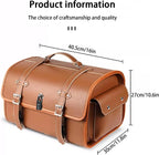 Top case de moto rétro, coffre universel épais et étanche, coffre de voyage avec serrure à combinaison de sécurité et poignée de transport, valise de rangement pour casque de moto, aspect élégant ( Co