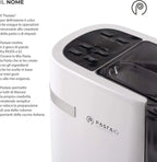 PASTAIO Machine à pâtes automatique avec 12 matrices et balance intégrée