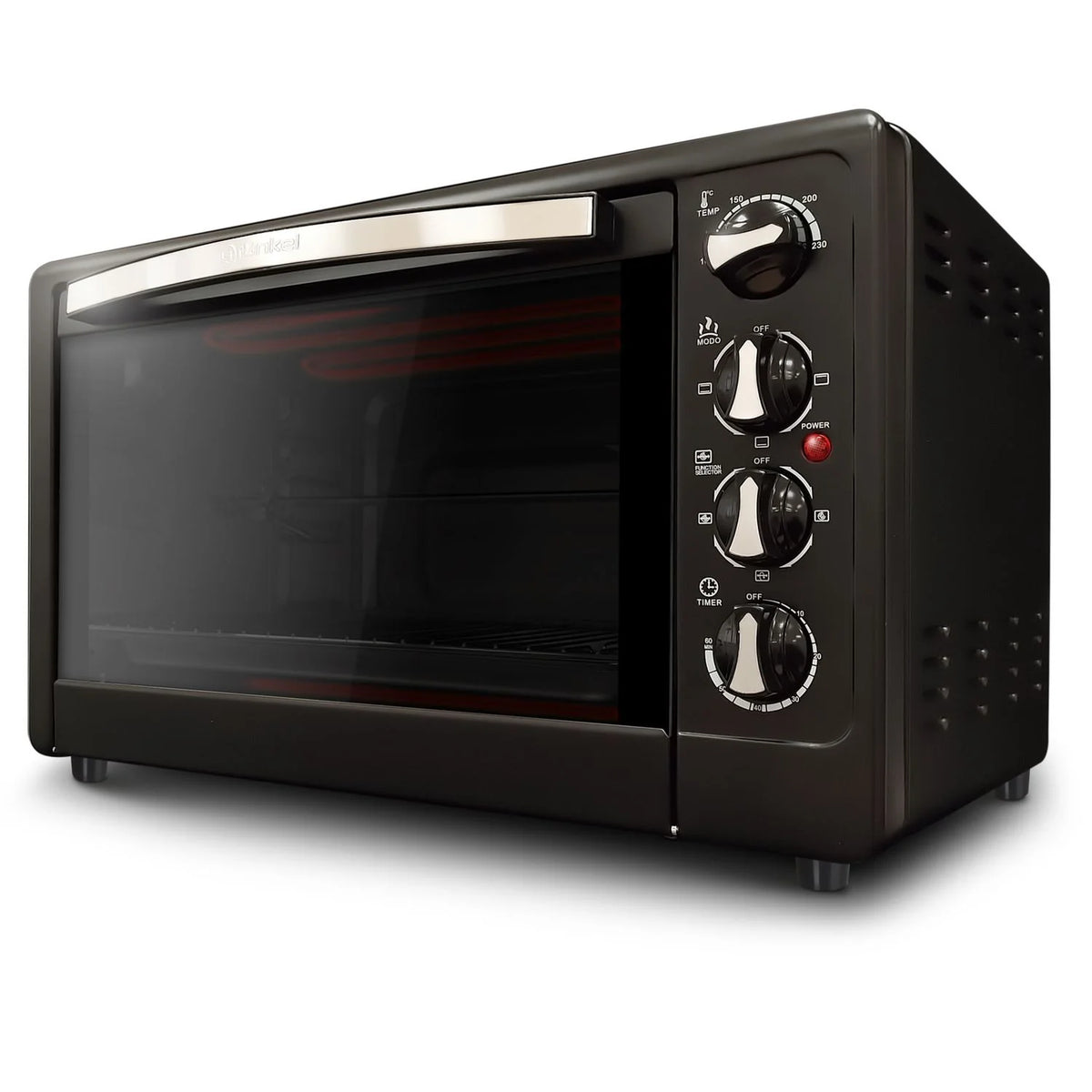 Horno Eléctrico Multifunción De Sobremesa  De 48l - Hr-48rmrusti - 2200w - Negro