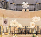 Amapola gigante de papel crepé, 1,8 m, decoración para bodas